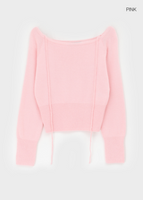 [MADE] Cochena Off-Shoulder Knit