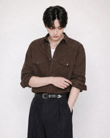 (UNISEX) Western Over Cotton Shirt