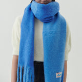 Half&Half Chunky Muffler (Light Blue & Cobalt Blue)