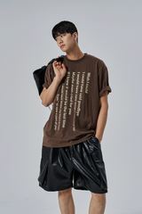 ウィッシュオーバーサイズ半袖Tシャツ