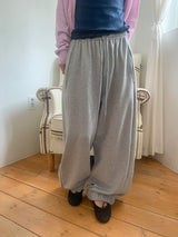 [unisex] Sawa Summer Modal Wide Banding Jogger Pants