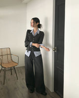 レシピロングスリーブニットカーディガン