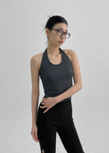 [MADE] Koki Dot Holter Sleeveless