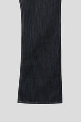ASCLO Non Fade Slab Flare Denim Pants (2color)