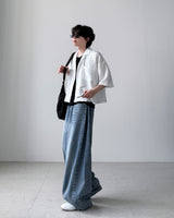 Bellingham Pintuck Wide Denim