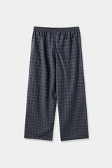 Window check pajama pants