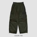 LOG CORDUROY CARGO PANTS