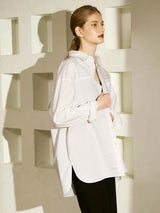 Drop shoulder shirt