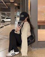 Cela Loose Fit Boat Neck Knitwear
