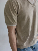 robe layered v neck(3colors)