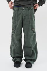 Oper Zipper Dyeing Pants (3color)