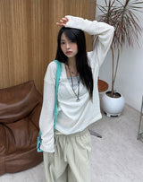 トル サマー ディープ Vネック Tシャツ