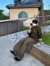 Sand Vintage Check Shirt 6C