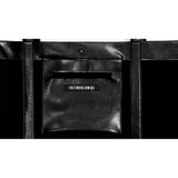 TZ LEATHER OVERSIZED TOTE BAG