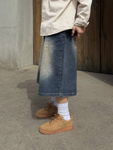 PEAR BASIC BERMUDA DENIM