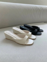 MUNEN WEDGE SANDAL HEEL (2COLORS!)
