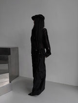 destroyed see-through knit (2color)