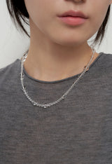 clear quartz necklace