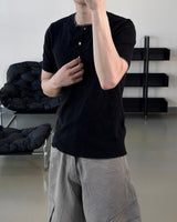 エレンレイヤードヘンリーネックニット