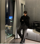  Jaylen Incision Suede Collar Jacket