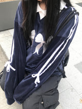 キッチュベルベットリボンTシャツ