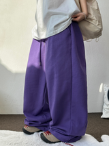 VIVID COLORING🎀 WIDE ONR PINTUCK LONG PANTS 💘💜🖤🩶💚7COLOR