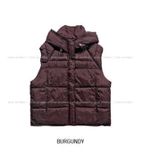 Miley String Hooded Vest Padded