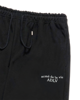 25FW BASIC LOGO NAPPING ZURRY PANTS BLACK