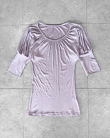 AMELIE SHIRRING PUFF T-SHIRT