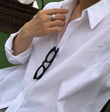 Wonderant Ice Cotton Linen Overfit Shirt