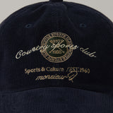 S&Cコーデュロイボールキャップ (Navy)