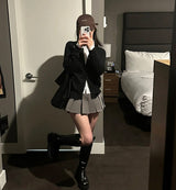 Mousse Modern Basic Simple Knit Cardigan