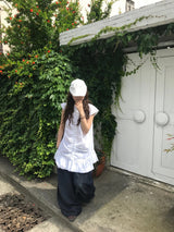 モシサマーデニムワイドパンツ