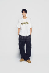 24FW LAYER WORLDTOUR LOGO SHORT SLEEVE T-SHIRT CREAM