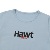 Hwat ソフトコットンTシャツ (Sky)