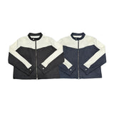 Sonic Color Block Biker Jacket (2 Colors)