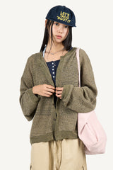 Summer Loose Open Weave Cardigan