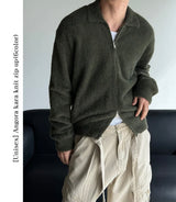 [Unisex] アンゴラカラニットジップアップ(6color)