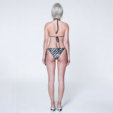 Zoe triangle bikini - wild stripes [classic]
