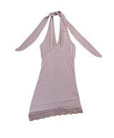 Ila Lace Long Halter Sleeveless