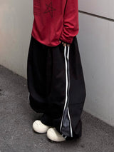track two-way cotton balloon pants