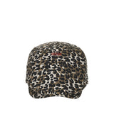 8287 Logo Leopard Newsboy Cap (Brown)