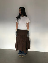 [MD Pick]ベイスリットカットアウトTシャツ (5color)