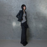 DOUBLE WAIST MAXI SKIRT