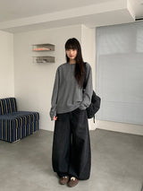 [unisex] チューダー ヘンリーネック ウォーマー ワッフル ティー