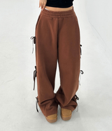 [FAST SHIPPING❤] SIDE PINTUCK PLEATED RIBBON PANTS - 10 COLOR♥