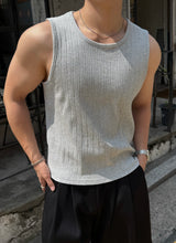 Cropped Ribbed Sleeveless