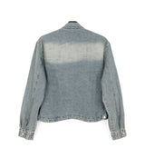 Piece Washed Crop Denim Jacket