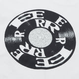 EEERRR Record artwork damage washing T-shirt (White)