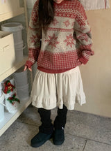 [unisex] Gamb Nordic Round Knit